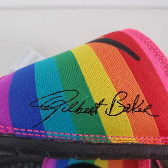New Nike Benassi JDI Be True Sandals Slides Rainbo main image 6